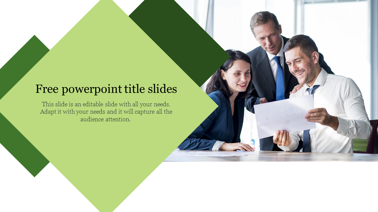 Free PowerPoint Title Template Presentation & Google Slides
